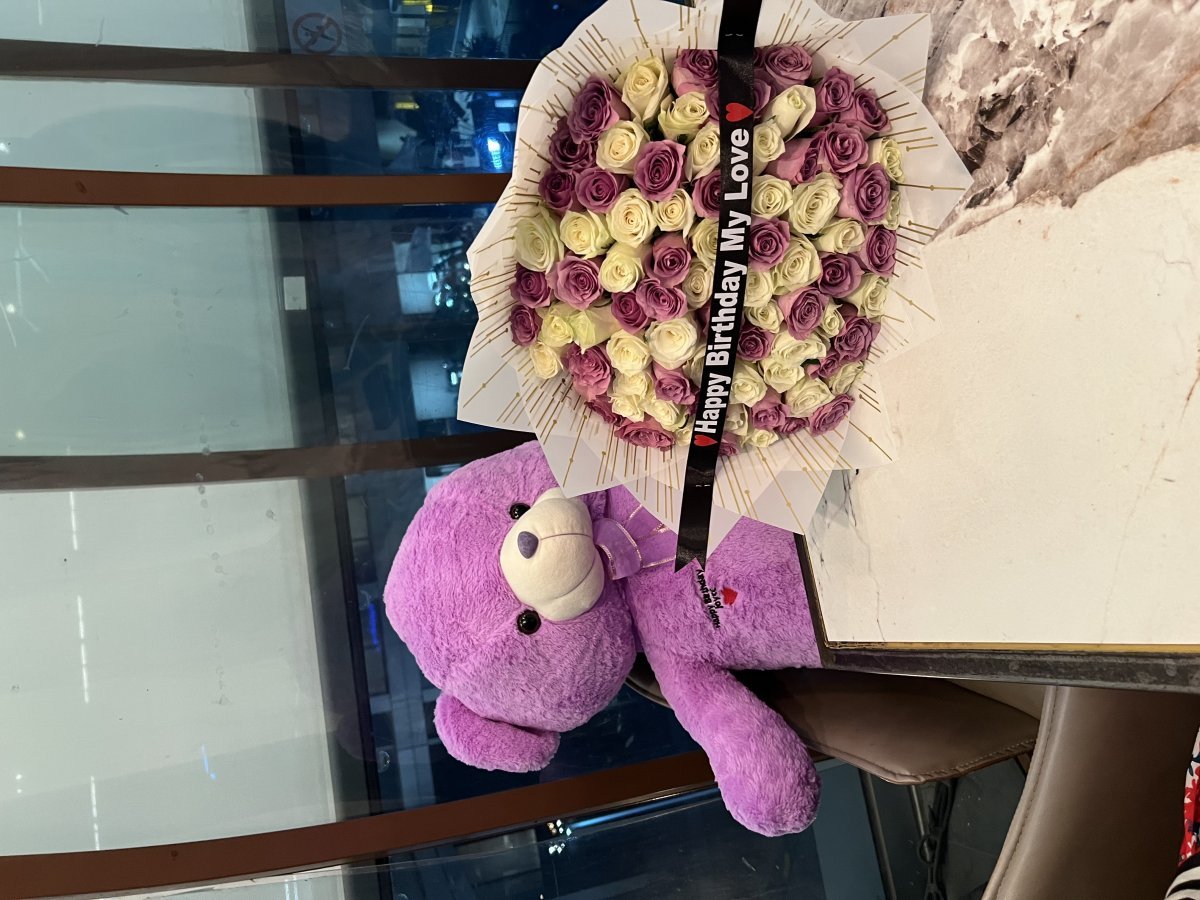 1.Royal Embrace 💜🤍🧸 photo 4